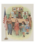 Saluting The Flag Pósters por Mildred Lyon Hetherington Saluting The Flag Pósters por Mildred Lyon Hetherington