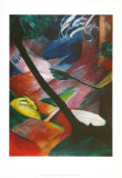 Deer in the Forets II, c.1912 Prints by Franz Marc