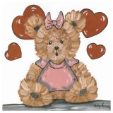 Nounours et Coeurs Posters by Willy Renoux