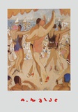 Danseurs Affiche par Alfons Walde