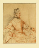 Portrait of a Lady Collectable Print by Jean-Etienne Liotard