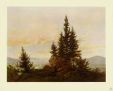 Blick Ins Tal Posters par Caspar David Friedrich