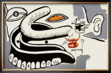 Fuck You Dentures Prints by Jean-Michel Basquiat