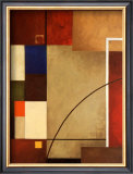 Red Squares I Posters por William Verner