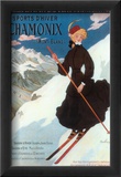 Chamonix - Sports D`Hiver Posters par Abel Faivre