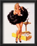 Pin-Up Girl on the Telephone Affiches par Joyce Ballantyne