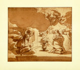 Mariae Verkuendigung Sammlerdrucke von Nicolas Poussin