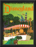 United Airlines: Disneyland in Anaheim, California, c.1960's Lámina giclée enmarcada por Stan Galli United Airlines: Disneyland in Anaheim, California, c.1960's Lámina giclée enmarcada por Stan Galli
