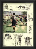 Partido de rugby Pósters por Ralph Cleaver