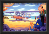 Palm Beach por el aire Pósters por Kerne Erickson