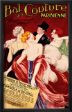 Bal de la Couture Parisienne Estampe encadrée par Leonetto Cappiello
