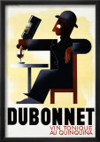 Adolphe Mouron Cassandre - Dubonnet, no. 3 - Çerçeveli Giclee Baskı