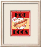 Perritos calientes Póster por Lesley Hallas