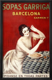 Sopas Garriga, Barcelona Estampe encadrée par Leonetto Cappiello