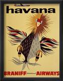 Braniff International Airways, Havana Lámina giclée enmarcada Braniff International Airways, Havana Lámina giclée enmarcada