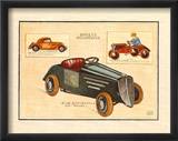Automobile Type Renault Affiche par Laurence David