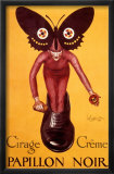 Papillon Noir Lámina giclée enmarcada por Leonetto Cappiello Papillon Noir Lámina giclée enmarcada por Leonetto Cappiello