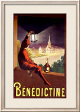 Affiche publicitaire Bénédictine Estampe encadrée par Leonetto Cappiello