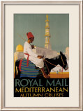 Royal Mail Mediterranean Estampe encadrée par Padden 