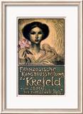 Franzosische Kunstausstellung zu Krefeld Lámina giclée enmarcada por Théophile Alexandre Steinlen Franzosische Kunstausstellung zu Krefeld Lámina giclée enmarcada por Théophile Alexandre Steinlen