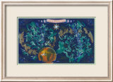Air France: Celestial Map with Constellations and Zodiac, c.1950 Kunst av Lucien Boucher