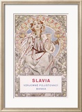 Mucha Nouveau Czech Bank Poster Framed Giclee Print by Alphonse Mucha