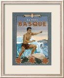 La Cote Basque de Surf Posters by Bruno Pozzo