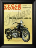 Cycle World, 1930 Indian Motorcycle Lámina giclée enmarcada Cycle World, 1930 Indian Motorcycle Lámina giclée enmarcada
