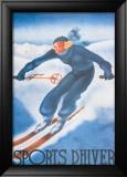 Sports d'Hiver Posters by Georges Arou