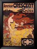 American Crescent Cycles Framed Giclee Print by Ramsdell 