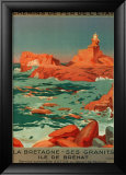Bretagne, ses granits Posters par Houpin 
