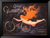 Cycles Gladiator Framed Giclee Print