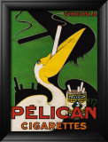 Pelican Cigarettes Framed Giclee Print by Ch. Yraz