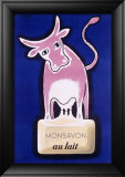 Monsavon au Lait Estampe encadrée par Raymond Savignac