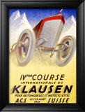 Klausen Innrammet Giclee-trykk av Karl Bickel