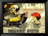 Velódromo de Hiv Lámina giclée enmarcada por J. Cancaret Velódromo de Hiv Lámina giclée enmarcada por J. Cancaret