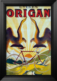 Cycles Origan Framed Giclee Print by Raoul Vion