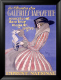 Galeries Lafayatte Gerahmter Giclée-Druck von Jean-Gabriel Domergue