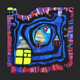 Ende der Wasser, c.1979|End of the Waters, c.1979 Kunstdruck von Friedensreich Hundertwasser