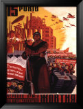 El Ejercito Rojo Lámina giclée enmarcada El Ejercito Rojo Lámina giclée enmarcada