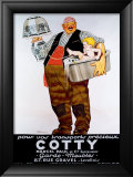 Moving Cotty Framed Giclee Print by René Vincent