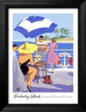 Furness Enchanting Island Cruises Framed Giclee Print by Adolph Treidler