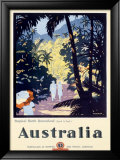 Australia Queensland Rain Forest Lámina giclée enmarcada Australia Queensland Rain Forest Lámina giclée enmarcada