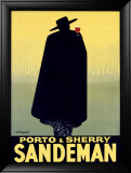 Sandeman Estampe encadrée par Georges Massiot