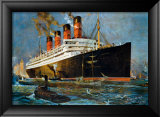 Aquitania Framed Giclee Print by Odin Rosenvinge