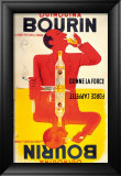Quinquina Bourin Innrammet Giclee-trykk av Jacques Bellenger Quinquina Bourin Innrammet Giclee-trykk av Jacques Bellenger