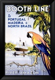 Booth Ocean Lines to Portugal Lámina giclée enmarcada Booth Ocean Lines to Portugal Lámina giclée enmarcada