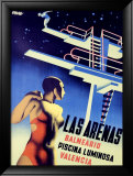 Las Arenas Lámina giclée enmarcada por Josep Renau Montoro Las Arenas Lámina giclée enmarcada por Josep Renau Montoro