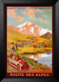 Route Des Alpes Posters par René Péan