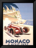 Mónaco, 1937 Lámina giclée enmarcada Mónaco, 1937 Lámina giclée enmarcada
